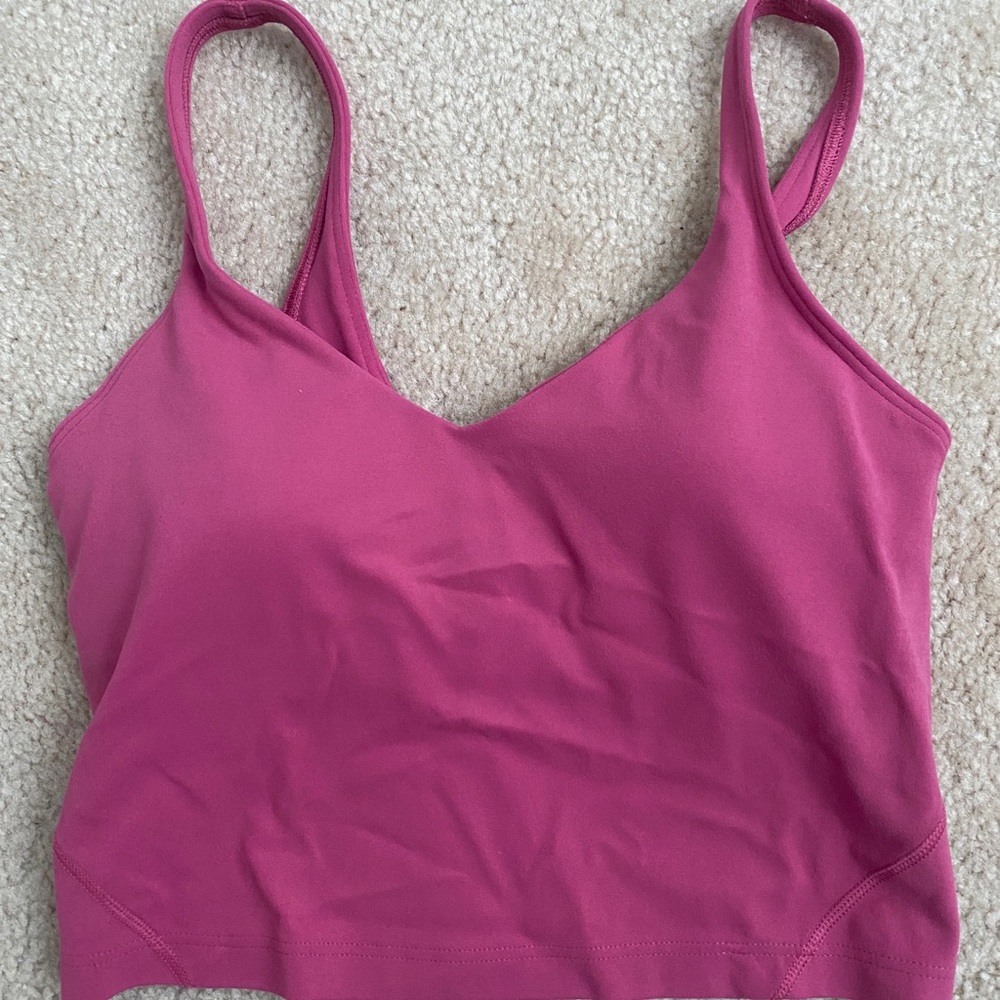 Lululemon Align Tank Sz 4 Pink Lychee